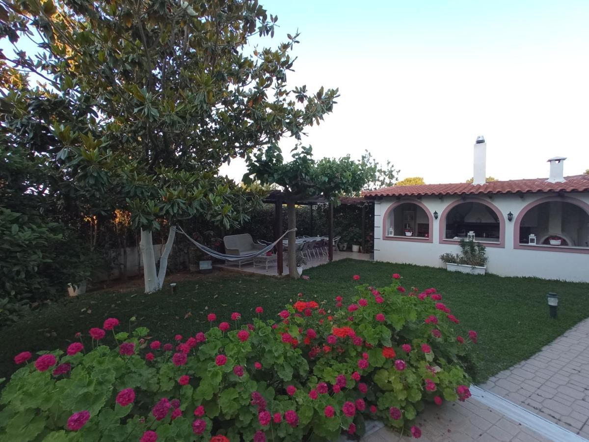 Flat With Garden Near Sea, Port And Airport Apartman Ártemida Kültér fotó